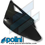 POLINI XP4S LEFT SIDE NUMBER PLATE BLACK